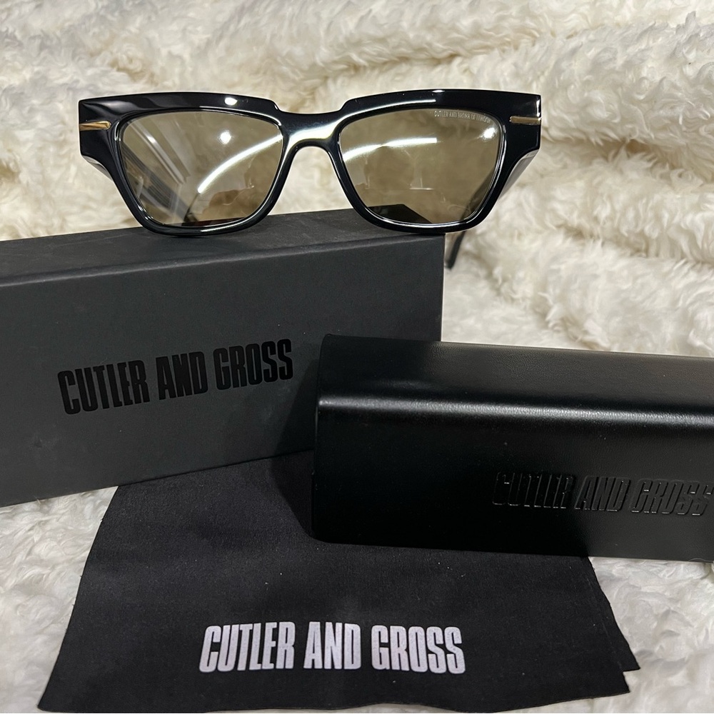 Cutler And Gross Black Sunglasses
